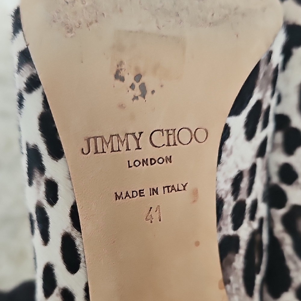 Jimmy Choo Leopard and Black Heels - Picture 11 of 14